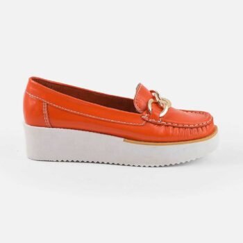 Mocasin PLA Naranja Mojado