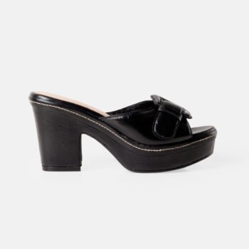 Sandalia de taco HARBOUR-100 Negro