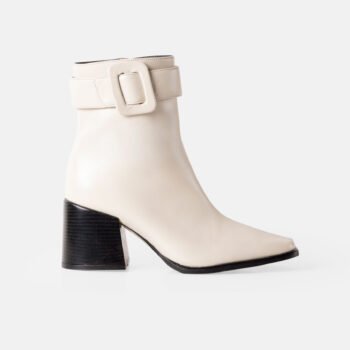 Botin VITTA cuero napa color hueso