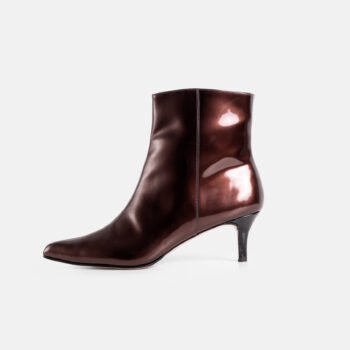 Botin MARGA cuero charol brandy