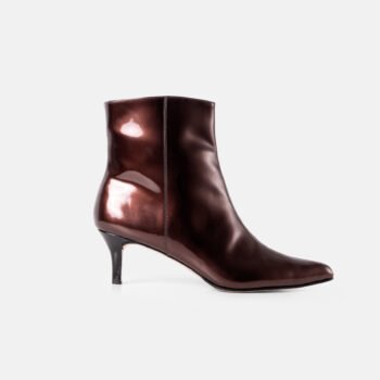 Botin MARGA cuero charol brandy