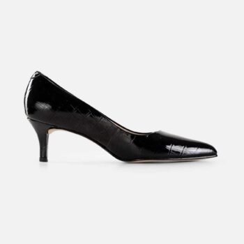 Stiletto E-50 Negro Croco/Charol
