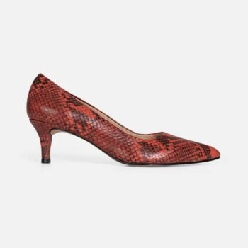 Stiletto E-50 GRABADO REPTIL ROJO