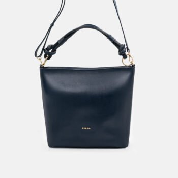 Cartera CART-12-26 cuero floater azul marino