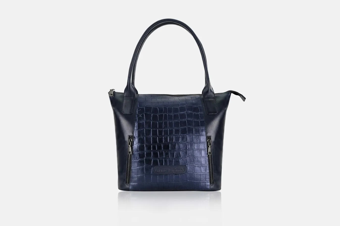 Cartera AZUL CROCO GLITTER