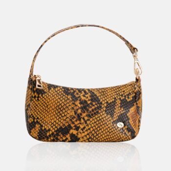 Cartera de Mano CM-01 Piton Amarillo