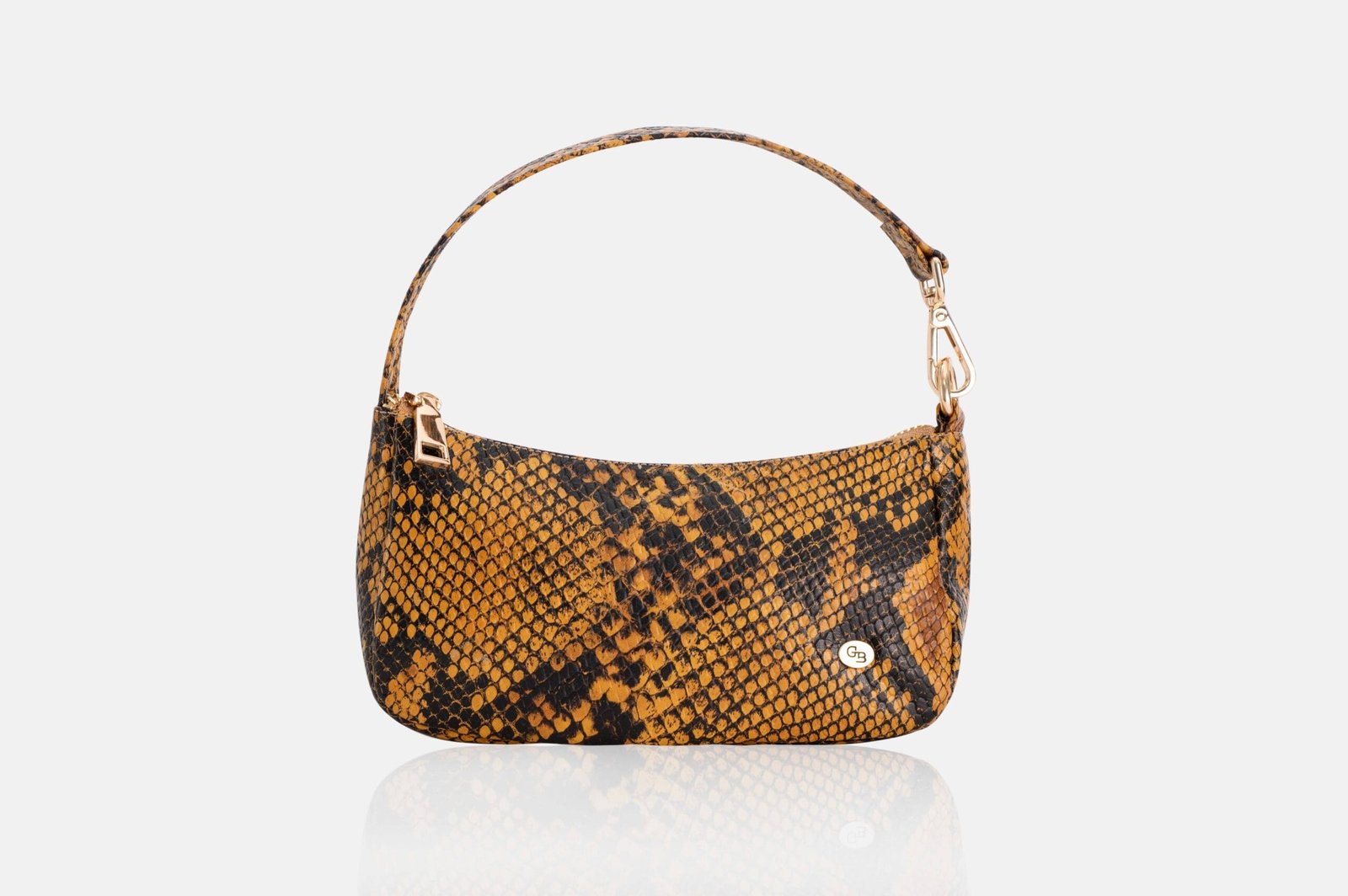 Cartera de Mano CM-01 Piton Amarillo