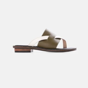Sandalia ELIZA-GLA Verde/Beige