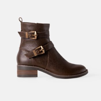 Botin CELES-02 Cuero flotter moro