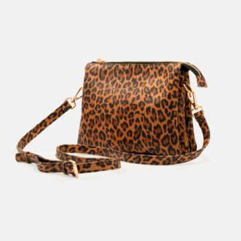 Morral MR-08-26 de cuero folia camel