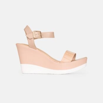 Sandalia SALINAS VIZZA Croco Beige Nude