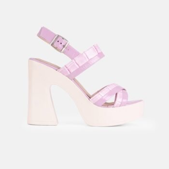 Sandalia PU-2026-2 Croco LILA BEBE