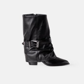 Bota larga JUSTIN TEXAS color negro