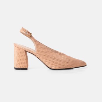 Stiletto MAGICA cuero beige