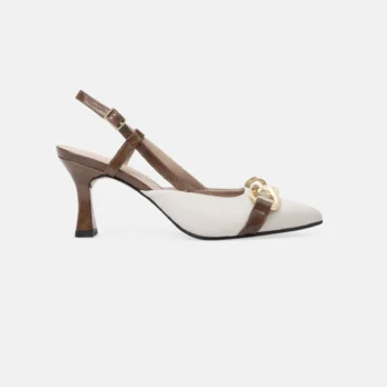 Stiletto CHANEL Beige Caramelo