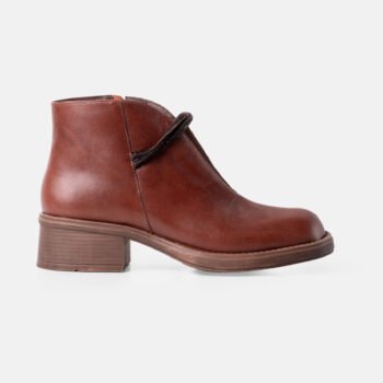 Botin de mujer MADERA marrón