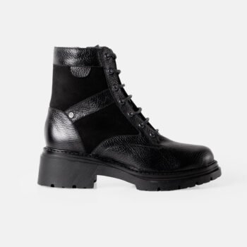 Botin GENEN cuero gamuzon negro