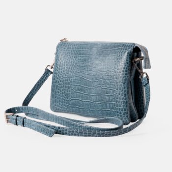 Morral de mujer MR-08-26 de cuero color turqueza