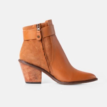 Botin MAIZ de cuero gamuza