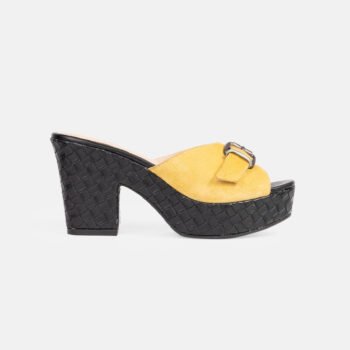 Sandalia de taco HAR SAND Amarillo