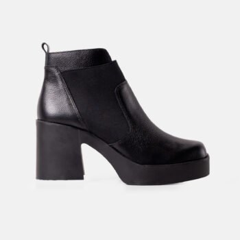 Botin BONITA cuero flotter negro