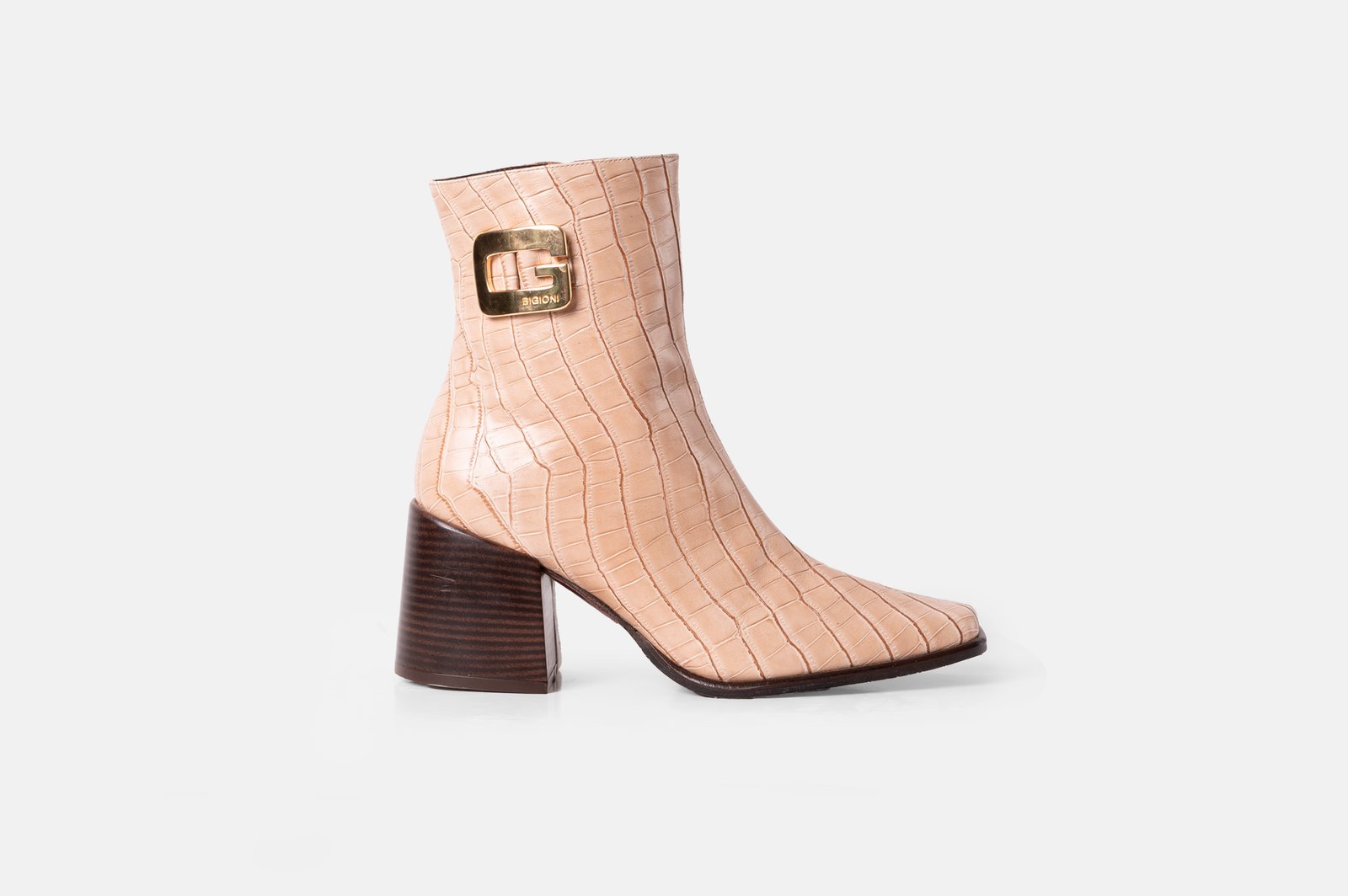 Botín de taco GEORGINA Nude