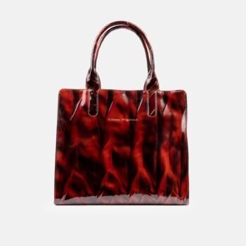 Cartera Bl-08-02 Charol Rojo Roble