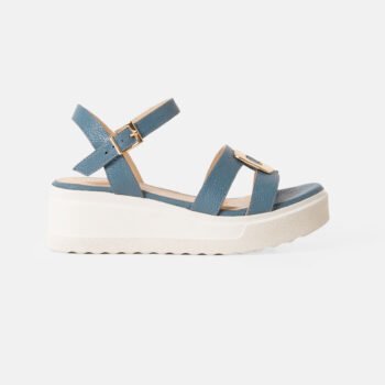 Sandalia FLAVIA Azul Acero