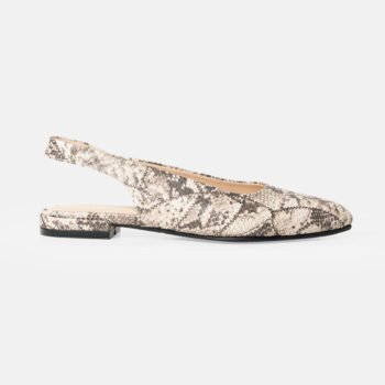 Ballerina ZOE cuero croco reptil