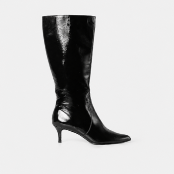 Bota larga LUCIANA Charol color negro