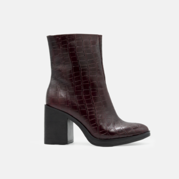 Botin MEDELLIN-2 en cuero granado burdeo