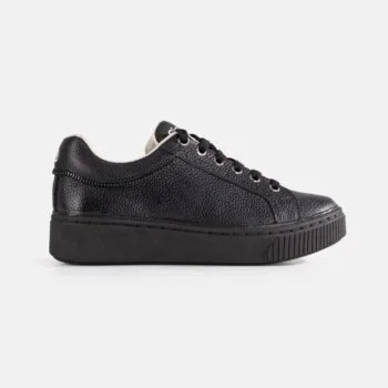 Zapatilla ZA39-2 Cuero Flotter Napole Negro