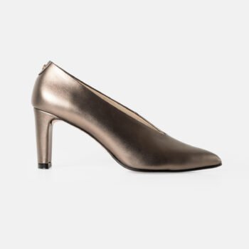 Stiletto BELLA cuero cromo