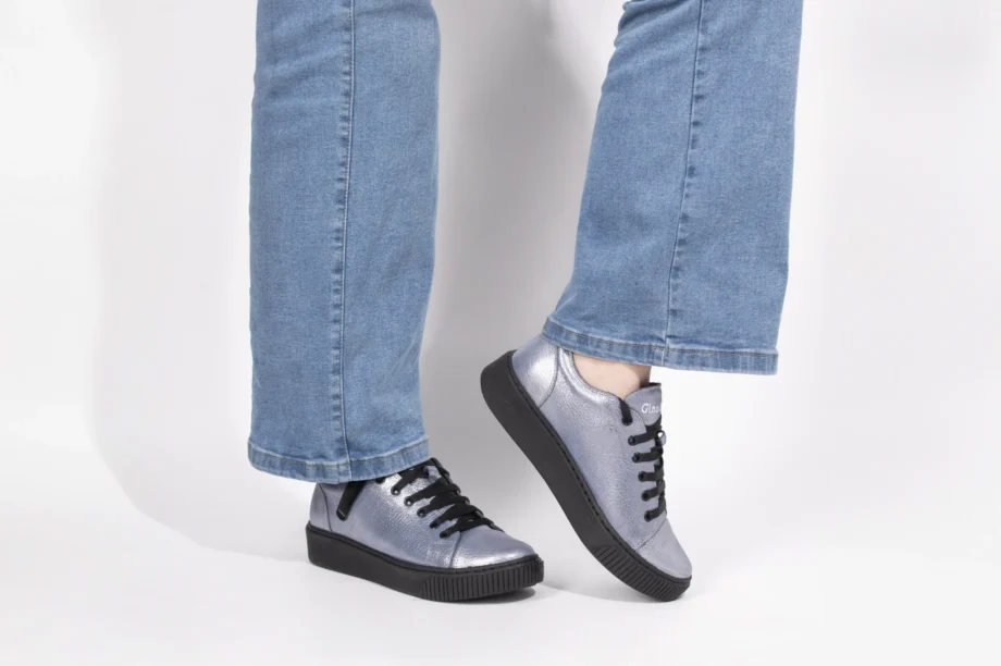 Zapatilla ZA47 Plata GLITTER
