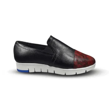 Zapato Z4 en cuero negro