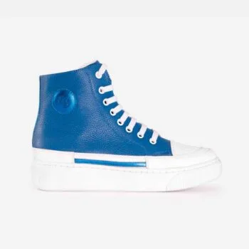 Zapatilla RUN  Cuero Flotter Azul