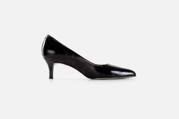 Stiletto E-50 Negro Croco/Charol