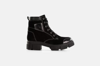 Combat Boots HULT22-03 Negro Gamuza