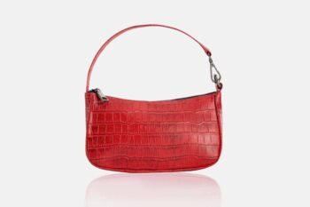 CARTERA DE MANO CM-01 CROCO ROJO