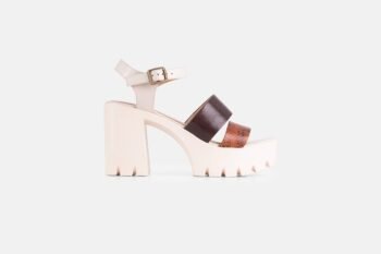 Sandalia PU - CAROLINA Beige/ AFRICANO/ Serpiente