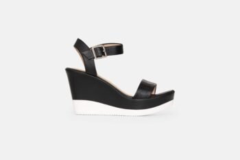 Sandalia SALINAS VIZZA Croco Negro LISO