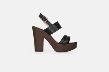 Sandalia JOYA EVA Negro/Croco
