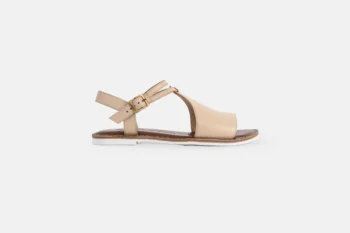 Sandalia FLAT 20-103 PELE Planta Blanca