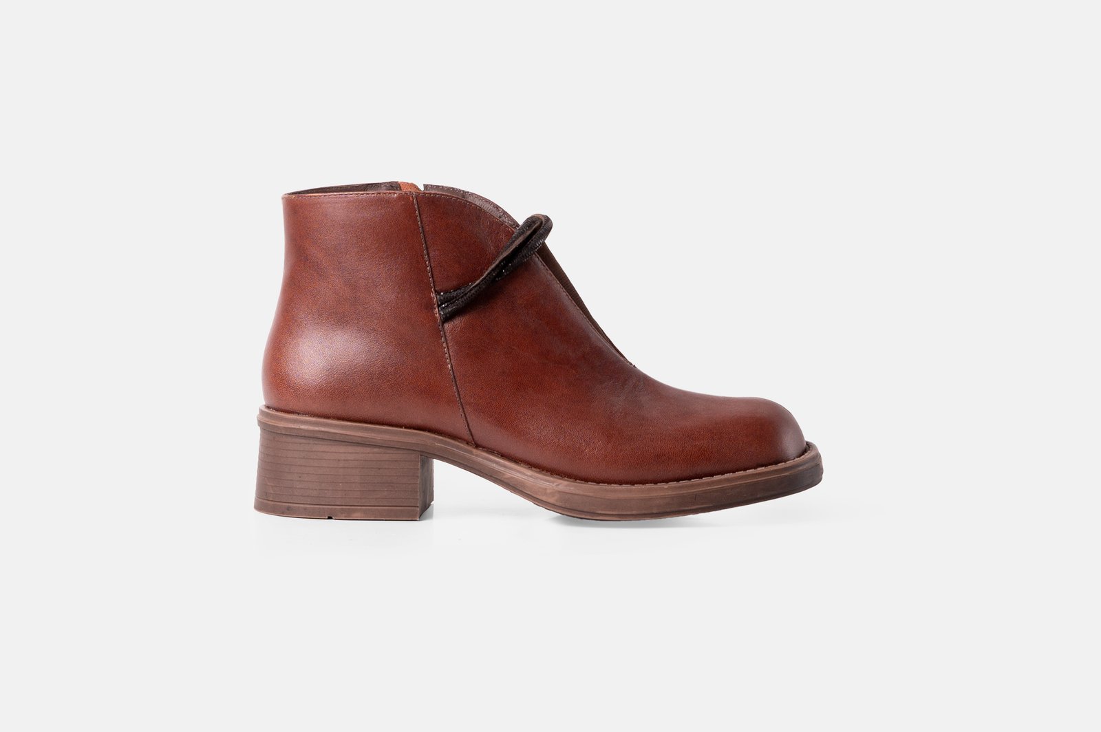 Botin de mujer MADERA marrón