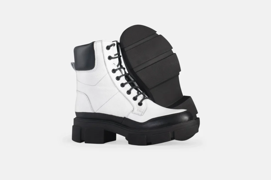 COMBAT BOOTS ULT22-02 BLANCO/NEGRO