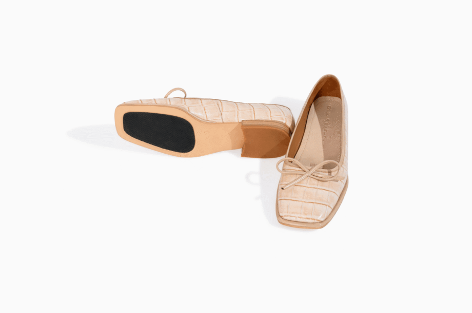 Zapato MARY-JAEN 10 Nude Croco