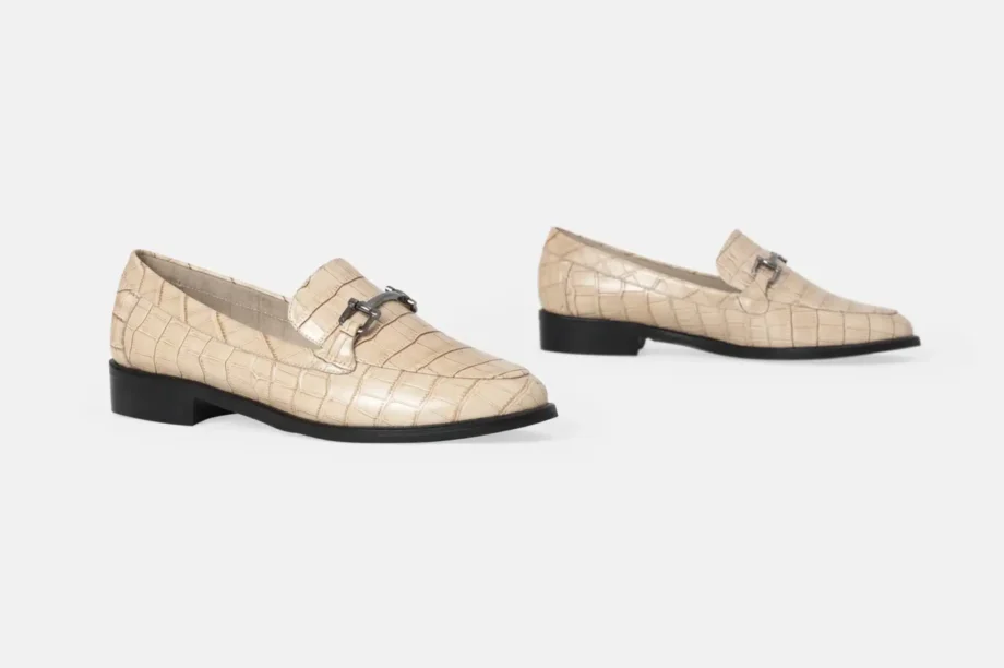 Zapato ZV23-03 Croco Beige