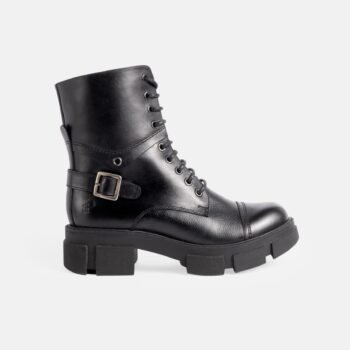 Botin GENOVA Negro con Correa