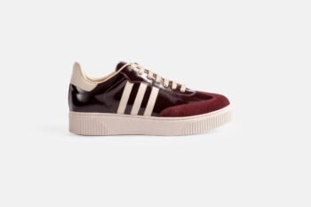 Zapatilla ZAM-04 Guinda con Tiras