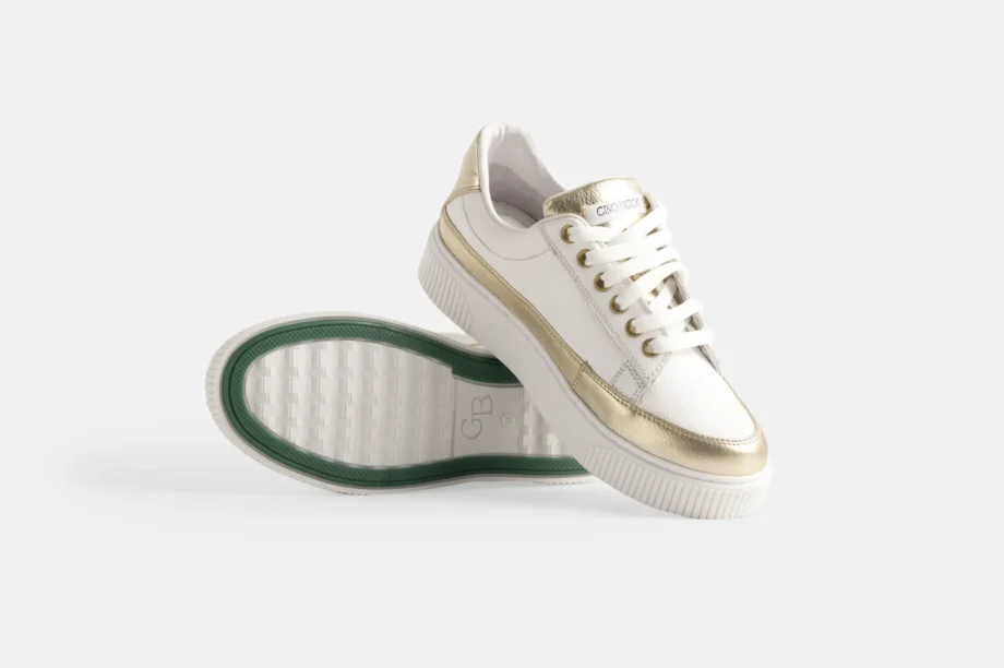 Zapatilla ZA51-24 Blanco/Dorado